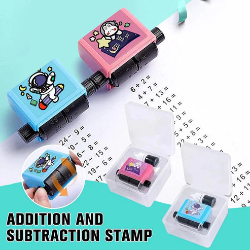 Math Add & Subtract Scroll Stamp