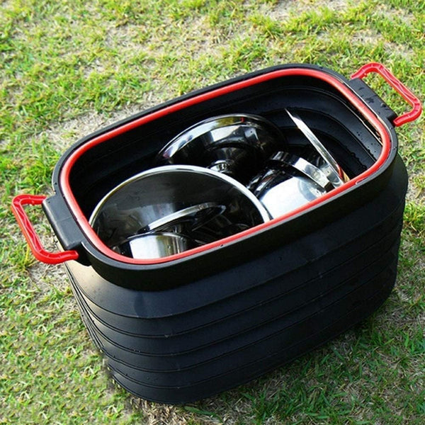 Multifunction Outdoor Folding Bucket