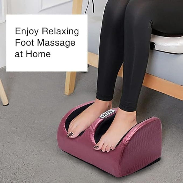 HELIZEST Electric Foot Massager with Heat Shiatsu and Kneading for Relaxation and Pain Relief