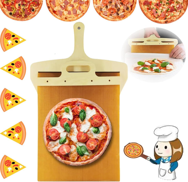 Wooden Lightweight Sliding Pizza Peel