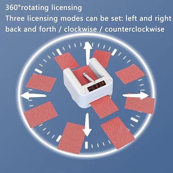 Automatic Card Dealer Machine, 360° Rotating Universal