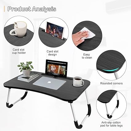 Portable Folding Laptop Desk for Bed