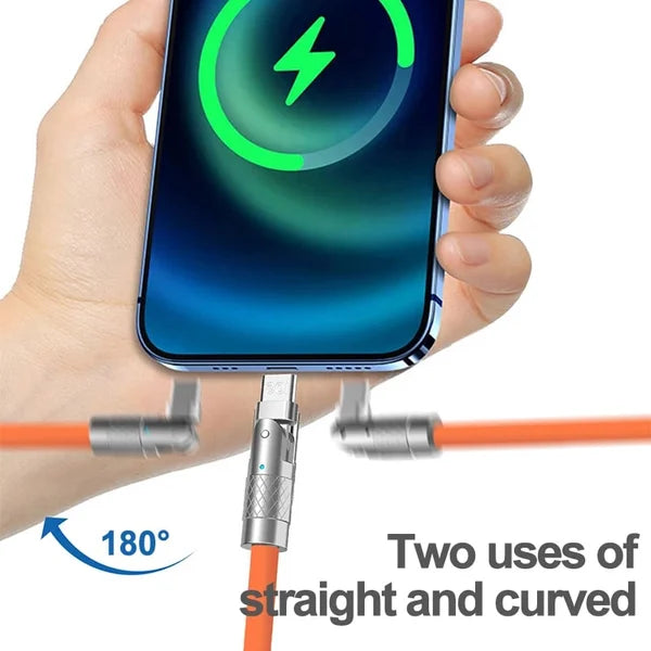 Rotating Fast Charge Cable