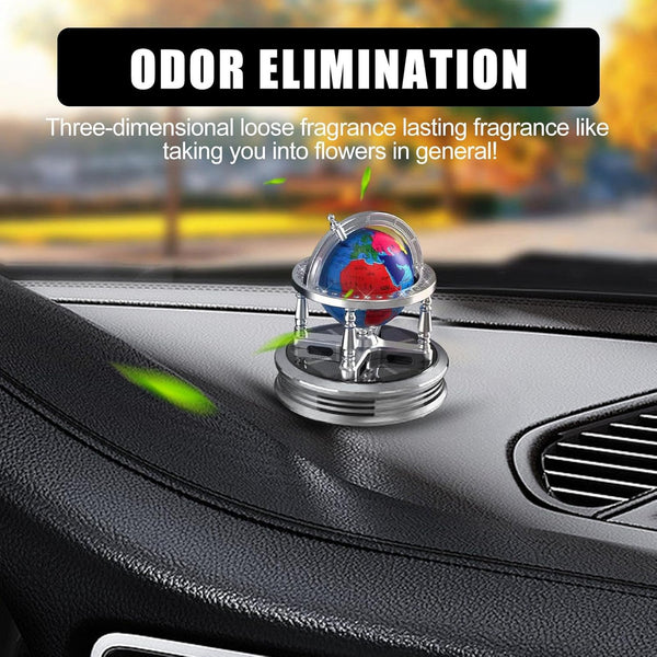 World Globe Solar Car Interior Air Diffuser