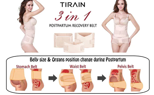 TiRain™ |3 in 1 Postpartum Belly Support Recovery Belly/Waist/Pelvis Belt