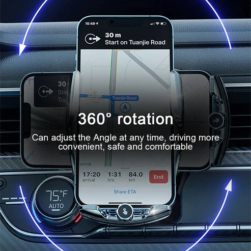 Auto Clamping Wireless Car Charger