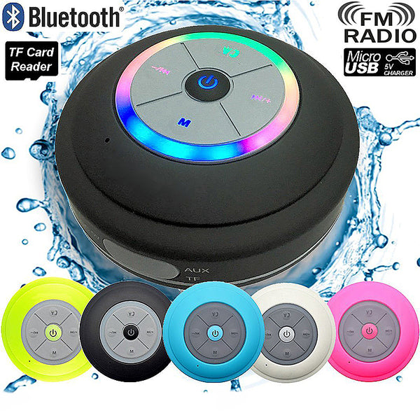 Water Proof Portable Wireless Air Suction Speakers