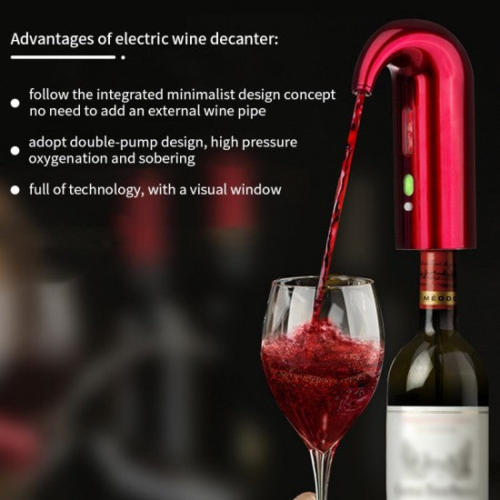One Touch Electric Wine Aerator