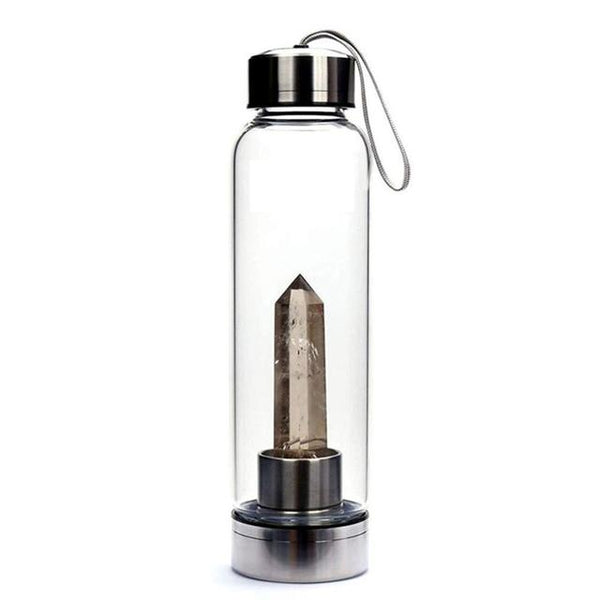 Quartzydrate | Natural Quartz Water Bottle