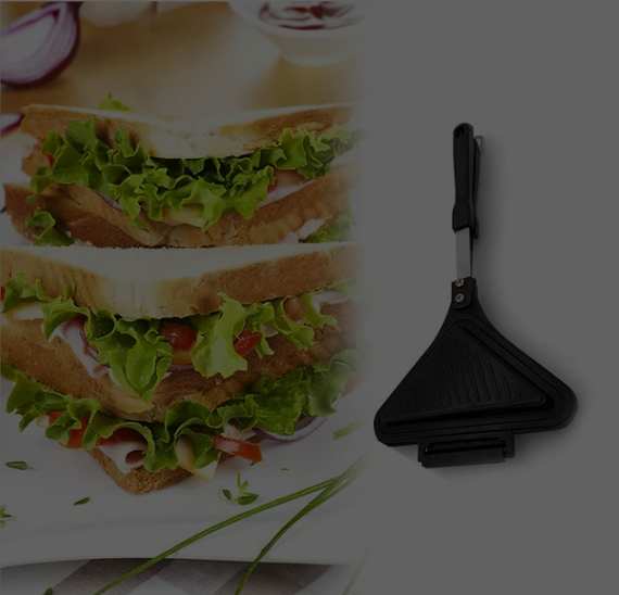 Triangular Sandwich Maker Non-Stick Sandwich Frying Toaster