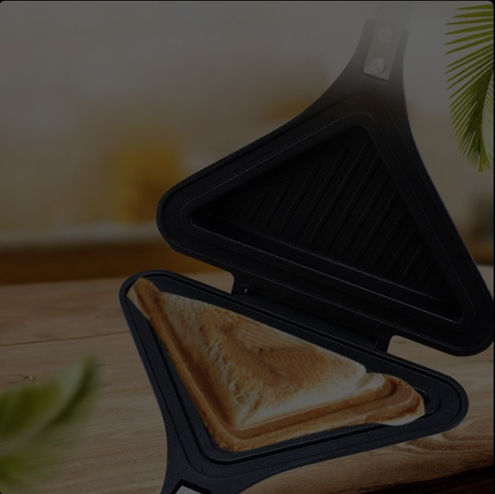 Triangular Sandwich Maker Non-Stick Sandwich Frying Toaster